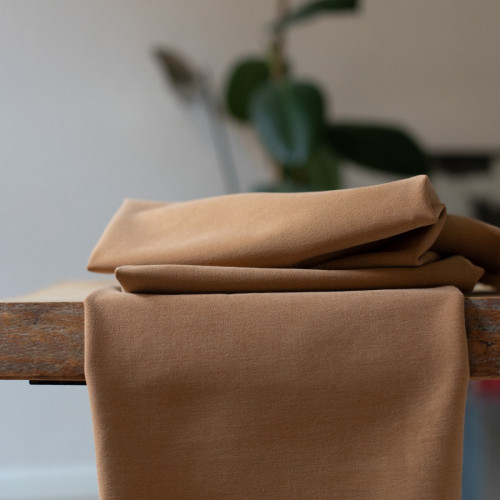 Meet Milk Soft Stretch Twill Mustard Tencel