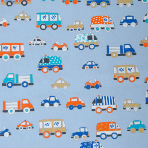 Hilco Baumwollstoff Baby Cars