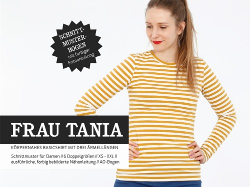Studio Schnittreif Schnittmuster FRAU TANIA Körpernahes Basicshirt