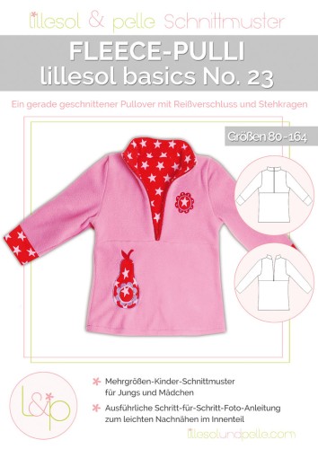 Lillesol & Pelle Schnittmuster basics No.23 Fleece-Pulli