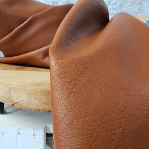 Kunstleder Vintage Cognac