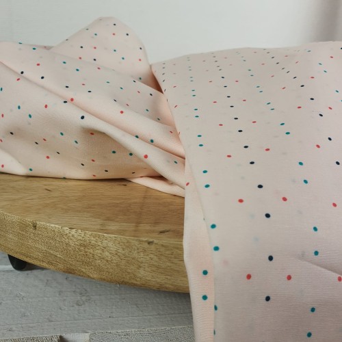 Art Gallery Fabrics Premium Baumwollstoff Everlasting Rosa Bunte Dots