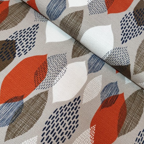 Cloud 9 fabrics: Canvas Ground Cover Red Homestyle by Eloise Renouf
